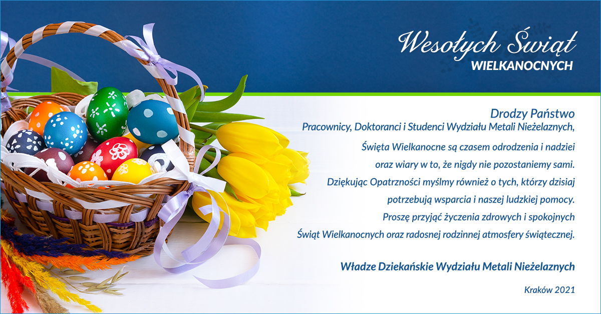 Życzenia Świąteczne - Wielkanoc 2021